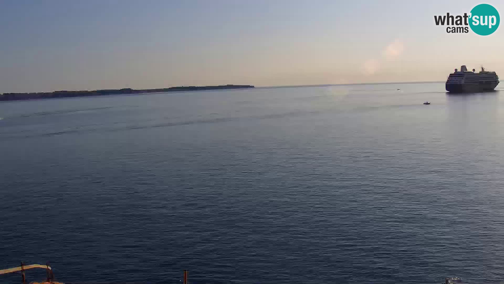 PIRAN Punta webcam | Seaside Promenade | Hotel Piran