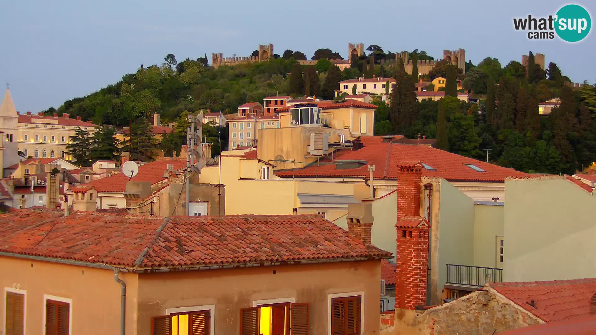PIRAN Webcam | Strandpromenade Punta | Hotel Piran