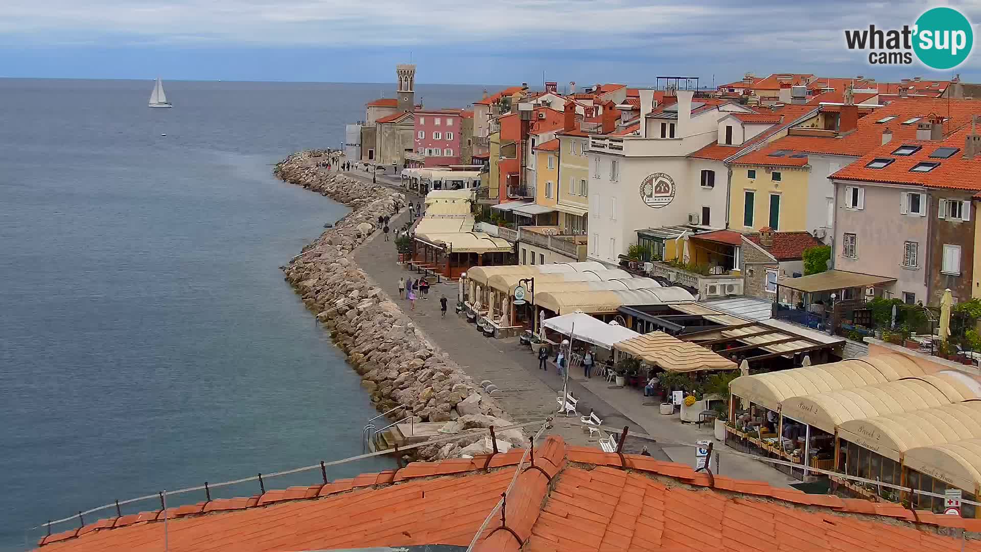 ﻿Pirano Webcam | Lungomare di Pirano | Hotel Piran