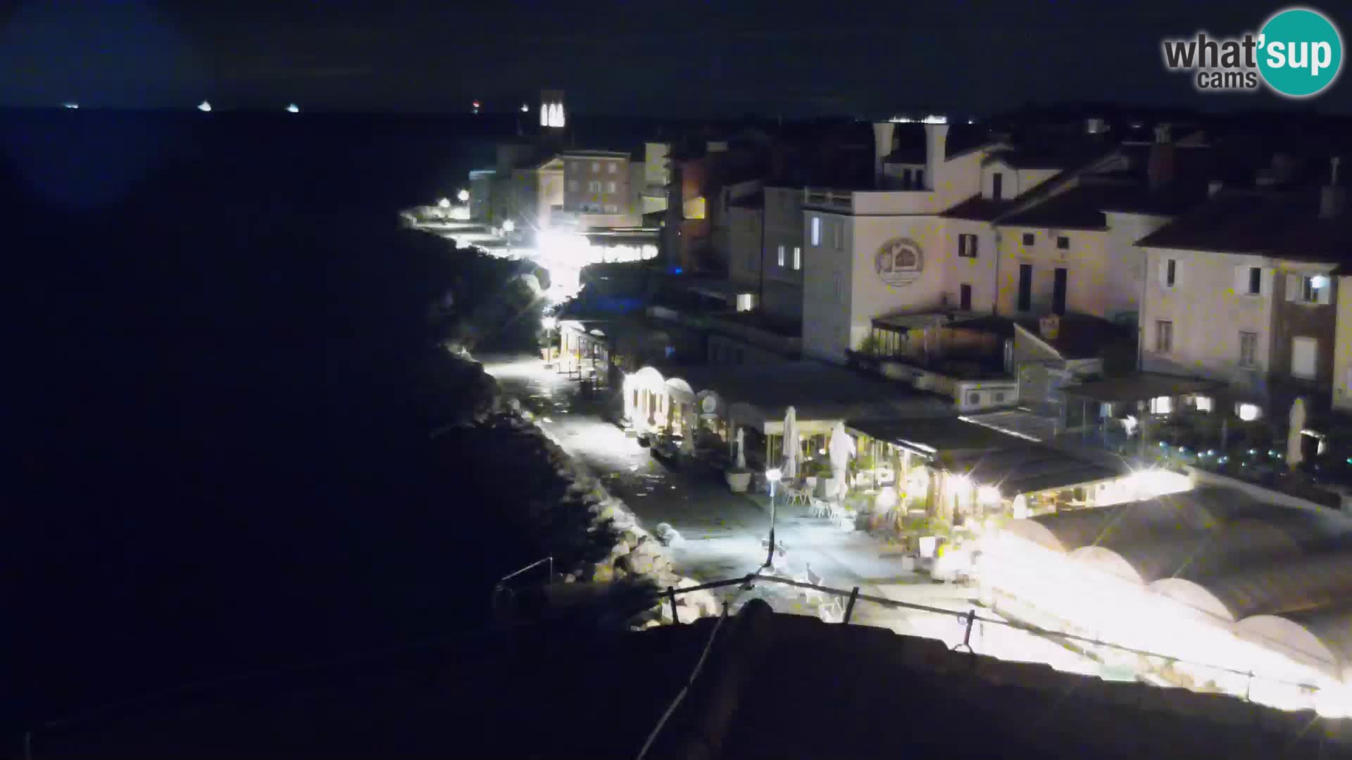 Piransko Nabrežje s Hotela Piran