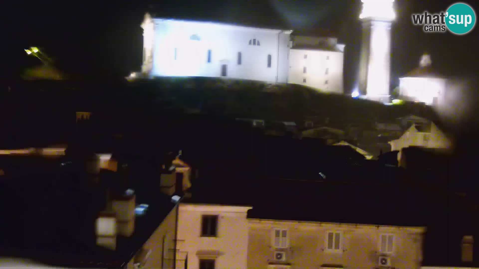 PIRAN Punta webcam | Seaside Promenade | Hotel Piran