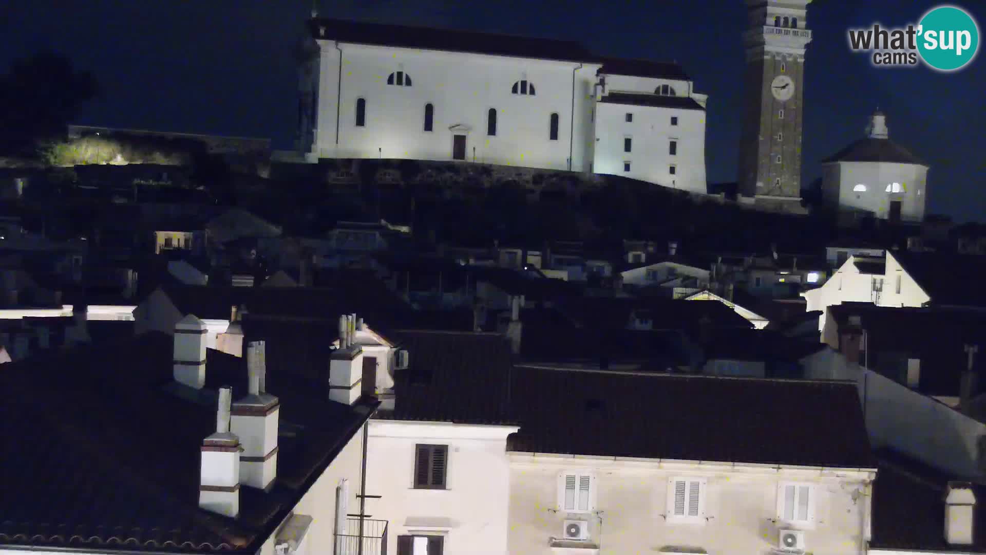 PIRAN Webcam | Strandpromenade Punta | Hotel Piran