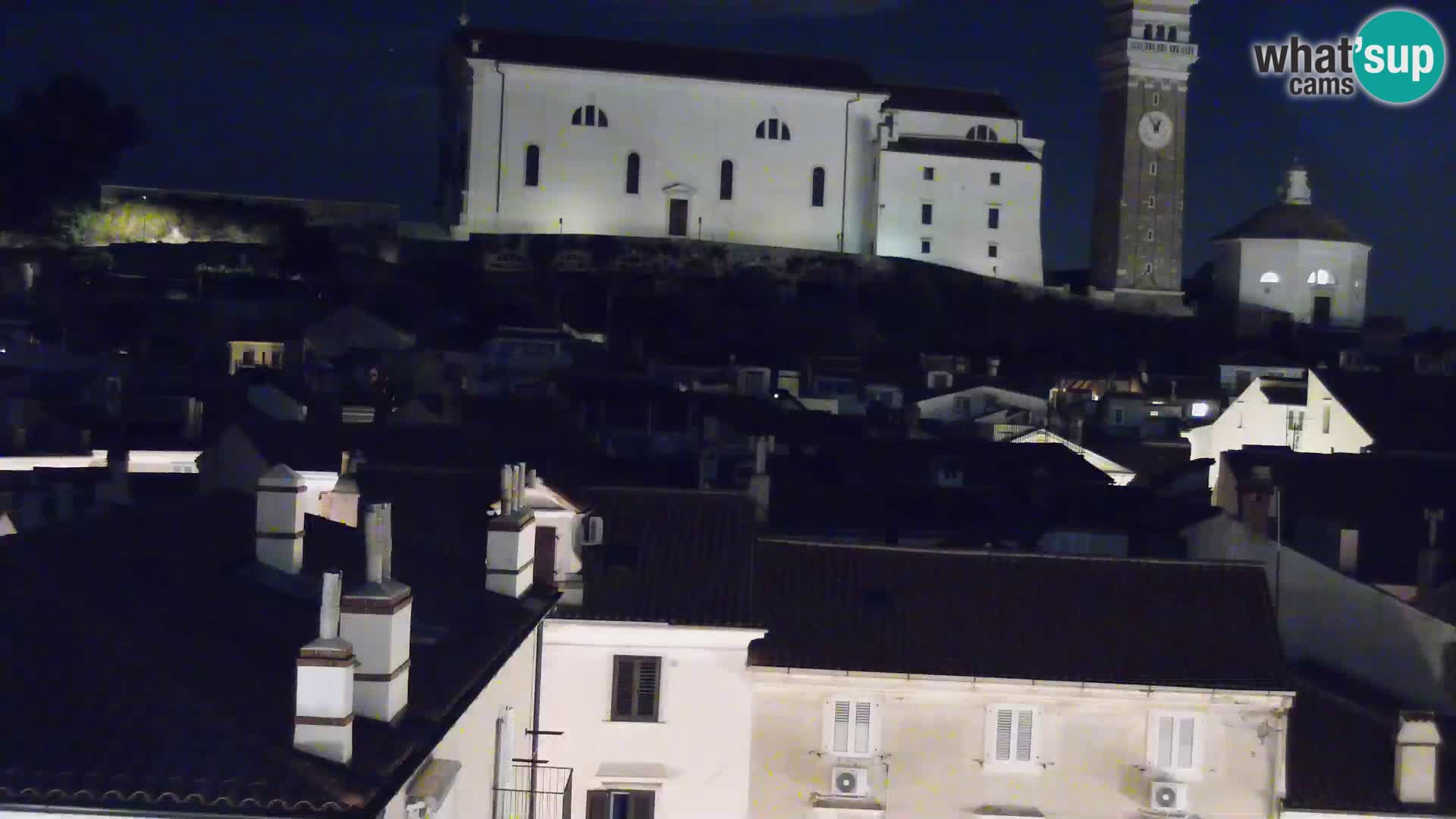 PIRAN Webcam | Strandpromenade Punta | Hotel Piran
