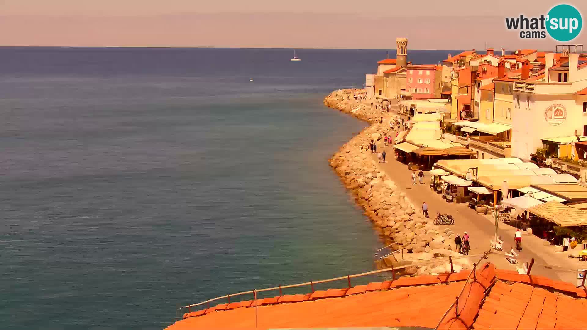Strandpromenade von Piran