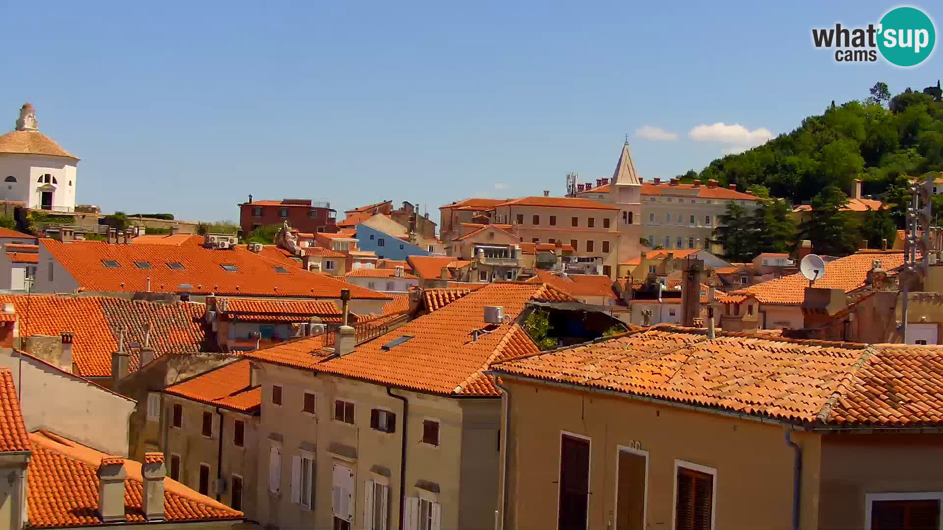 ﻿Pirano Webcam | Lungomare di Pirano | Hotel Piran