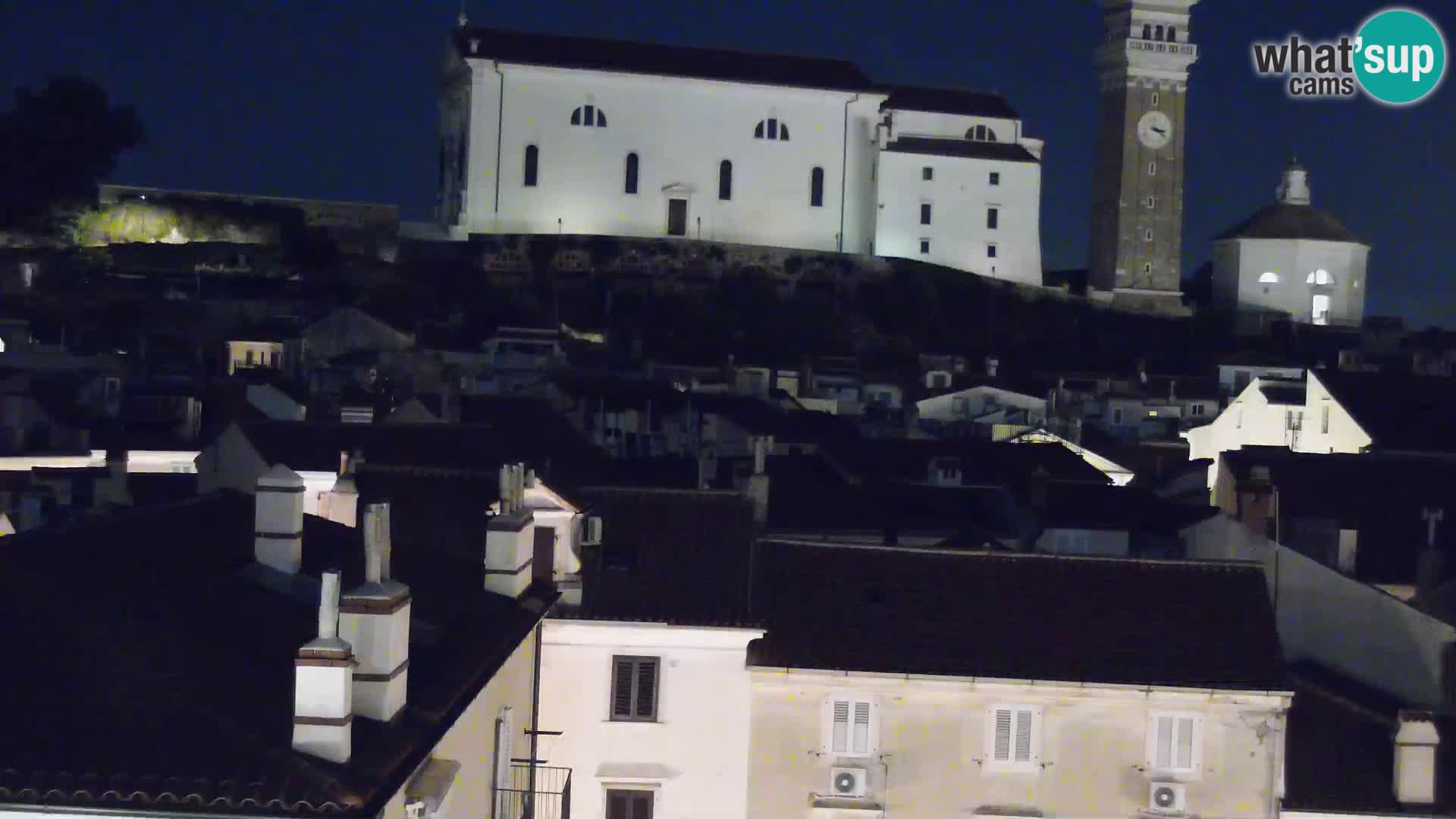 PIRAN Webcam | Strandpromenade Punta | Hotel Piran