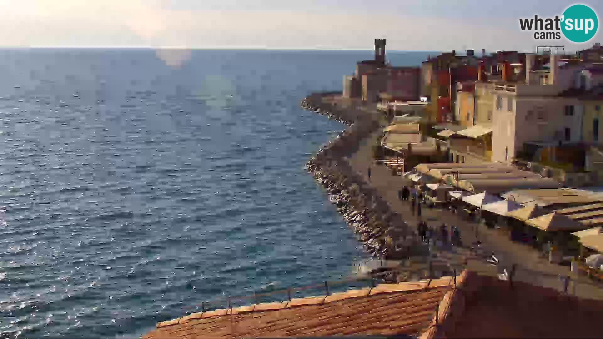 Strandpromenade von Piran
