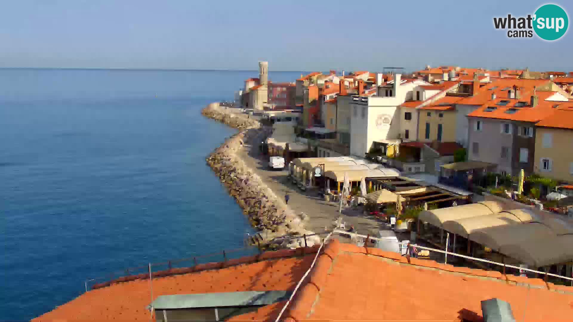 Piransko Nabrežje s Hotela Piran