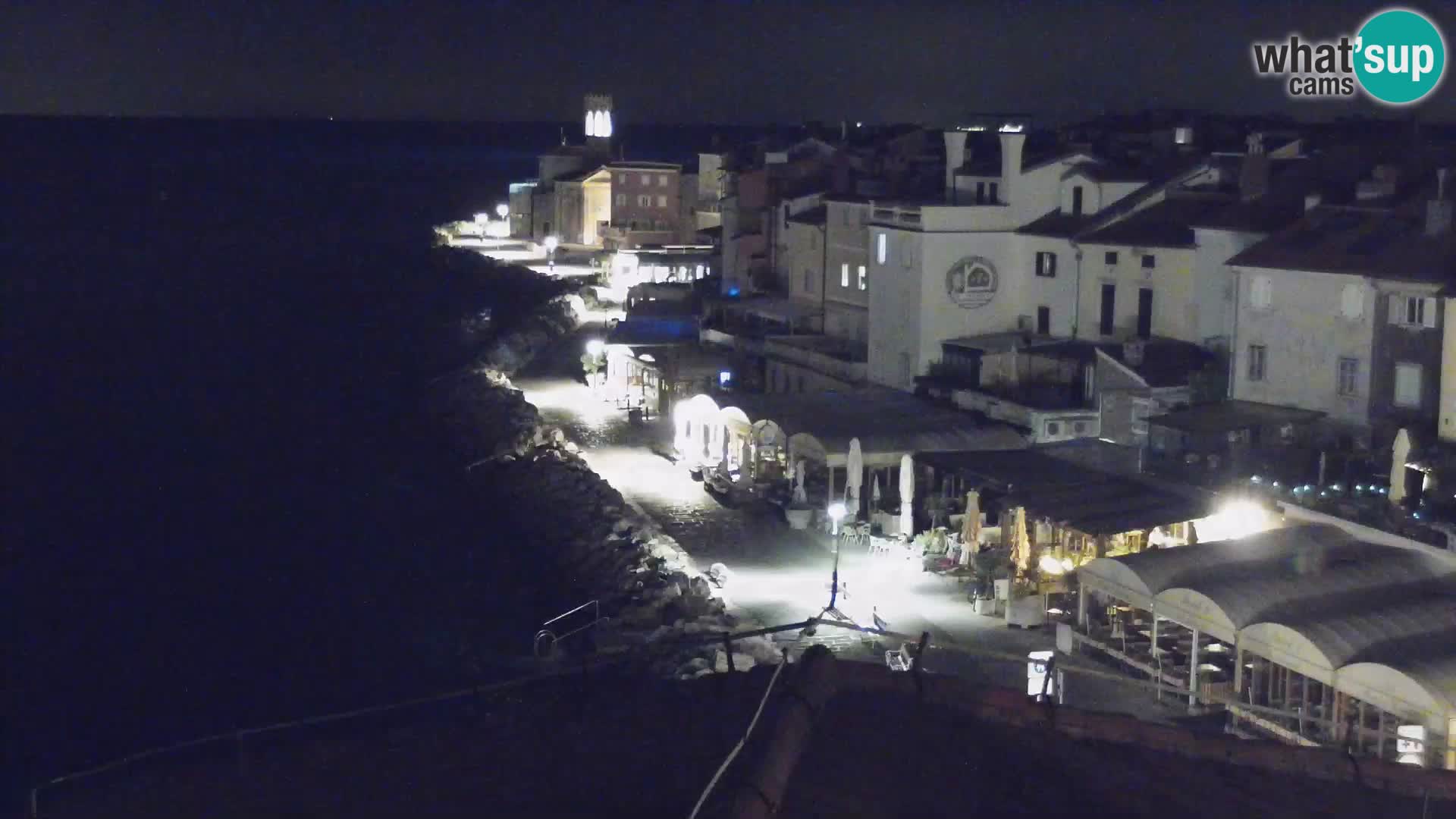 ﻿Pirano Webcam | Lungomare di Pirano | Hotel Piran