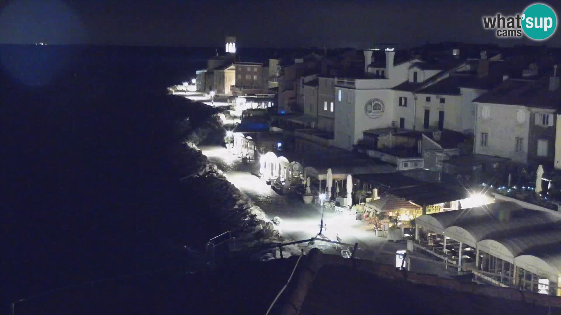 ﻿Pirano Webcam | Lungomare di Pirano | Hotel Piran
