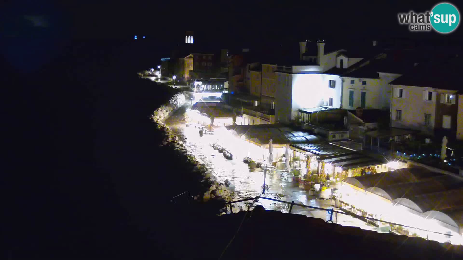 ﻿Pirano Webcam | Lungomare di Pirano | Hotel Piran