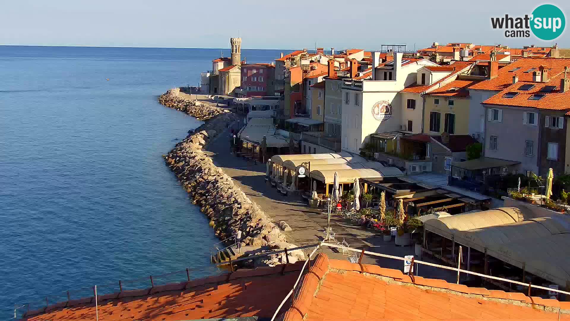 Piransko Nabrežje s Hotela Piran