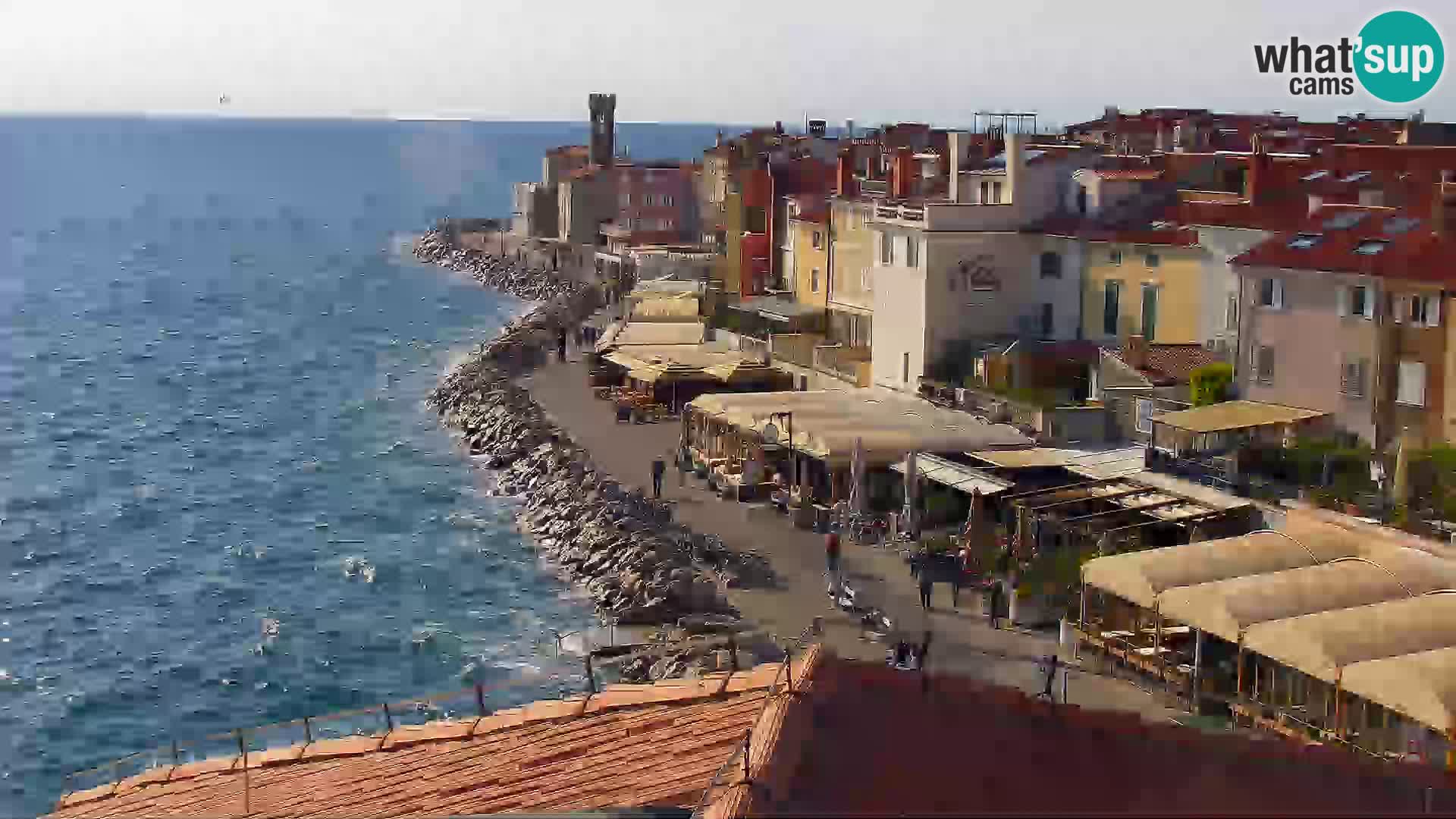 Strandpromenade von Piran