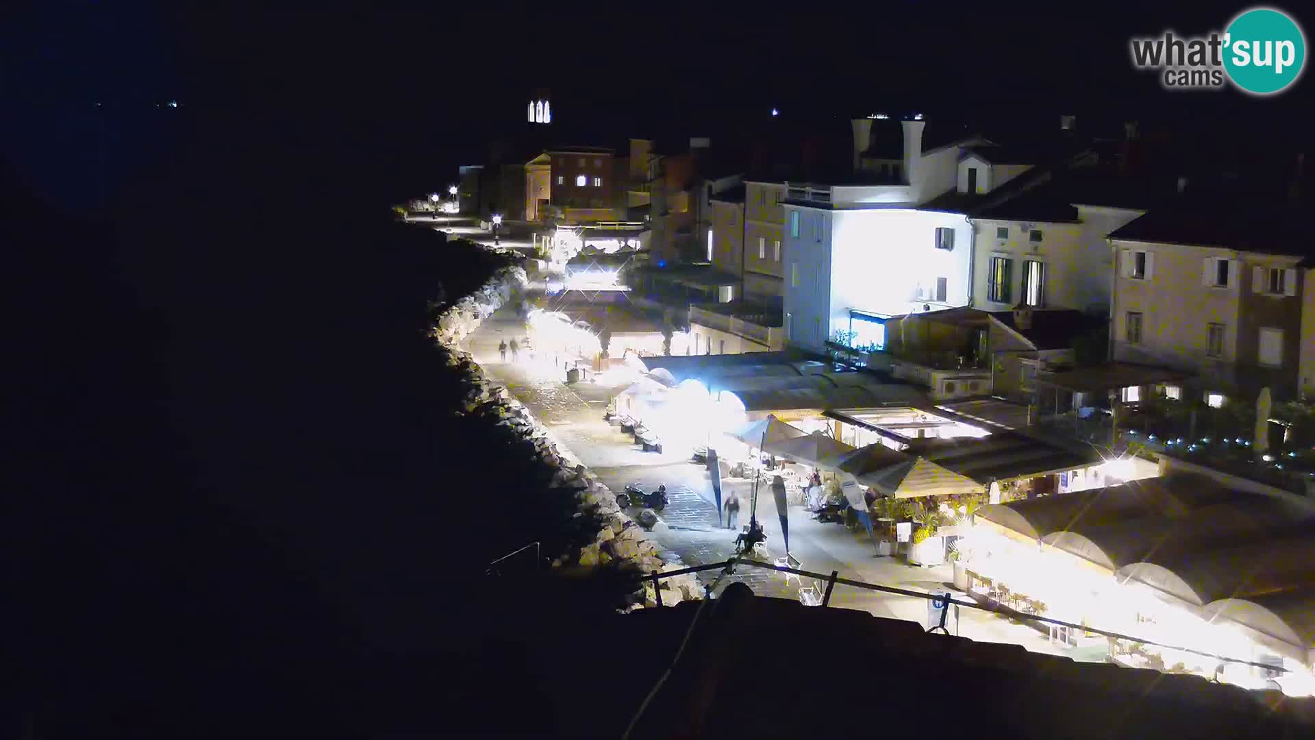 ﻿Pirano Webcam | Lungomare di Pirano | Hotel Piran