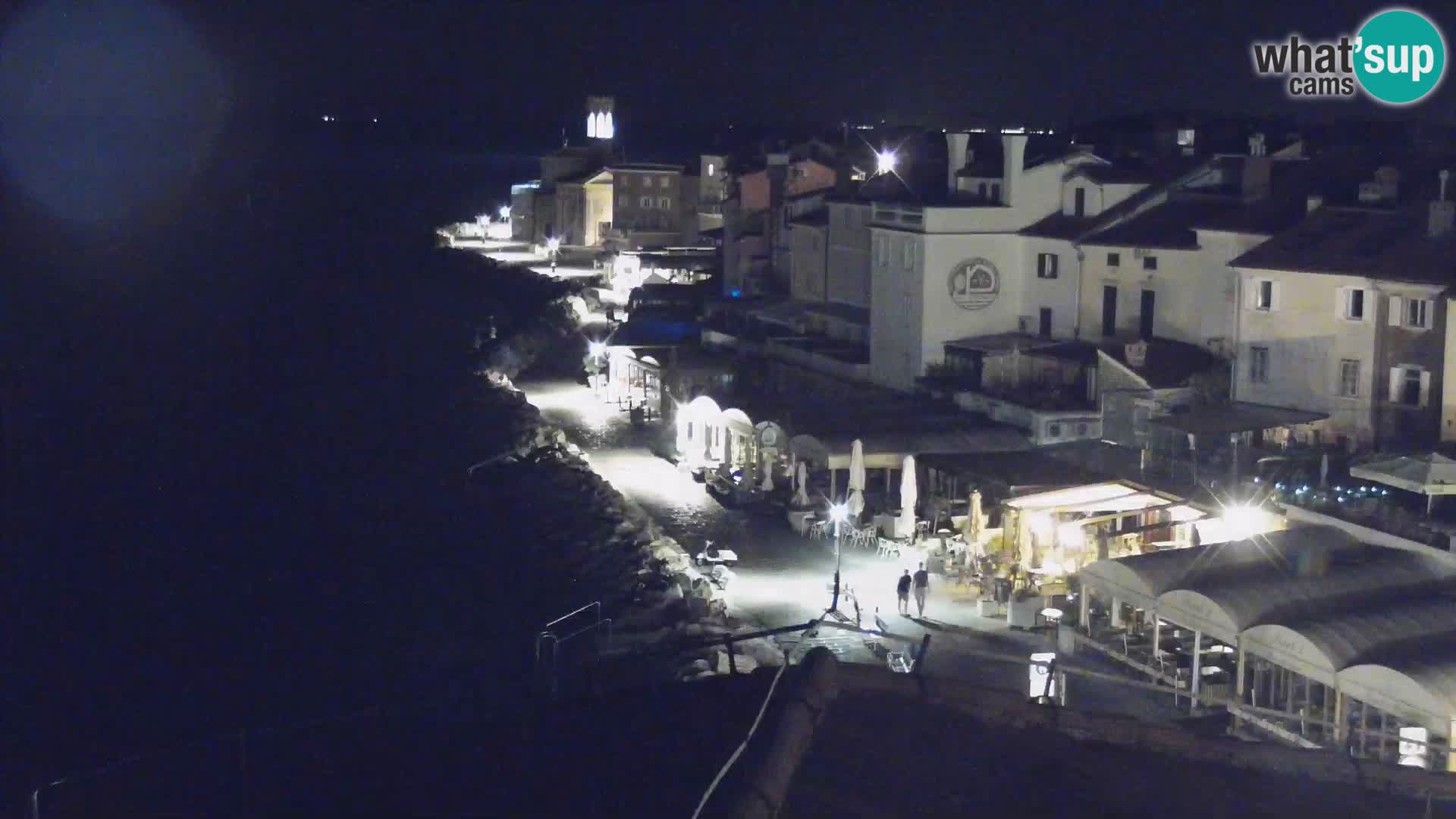 ﻿Pirano Webcam | Lungomare di Pirano | Hotel Piran