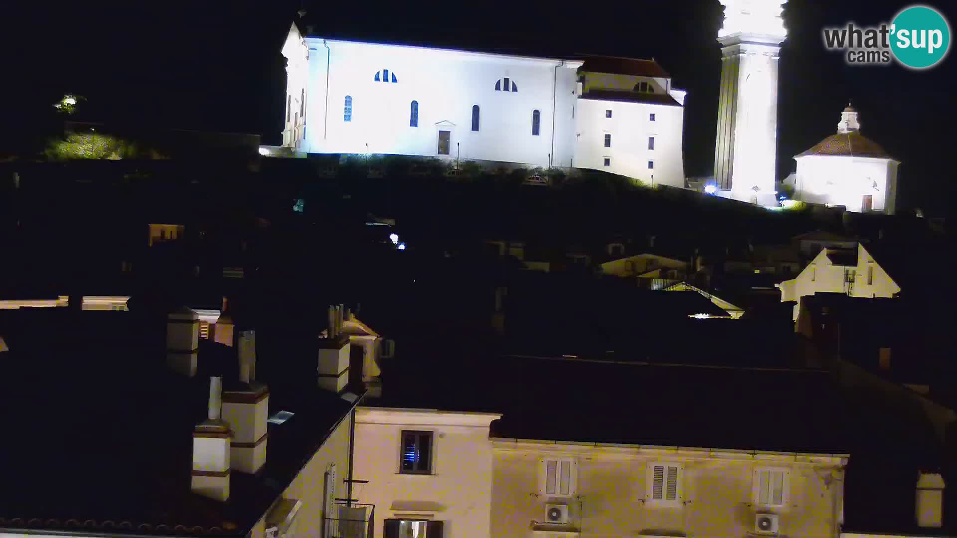 PIRAN Webcam | Strandpromenade Punta | Hotel Piran