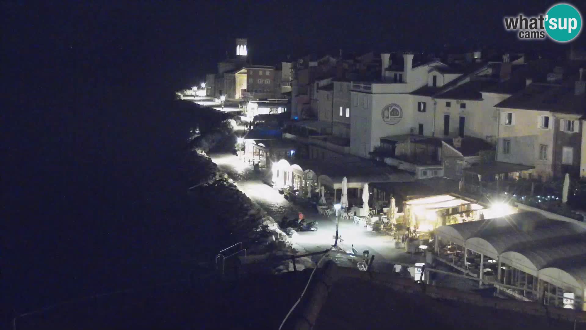 ﻿Pirano Webcam | Lungomare di Pirano | Hotel Piran