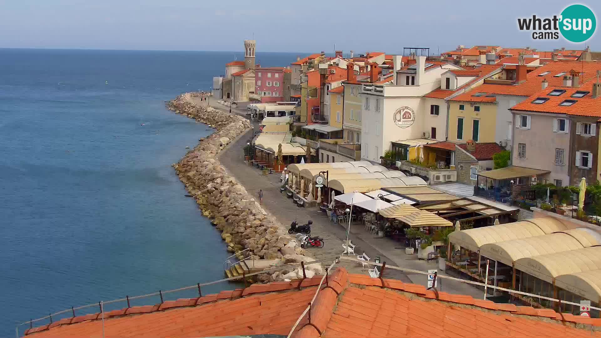 Spletna kamera Piran punta | Piransko nabrežje ¨- Hotel Piran