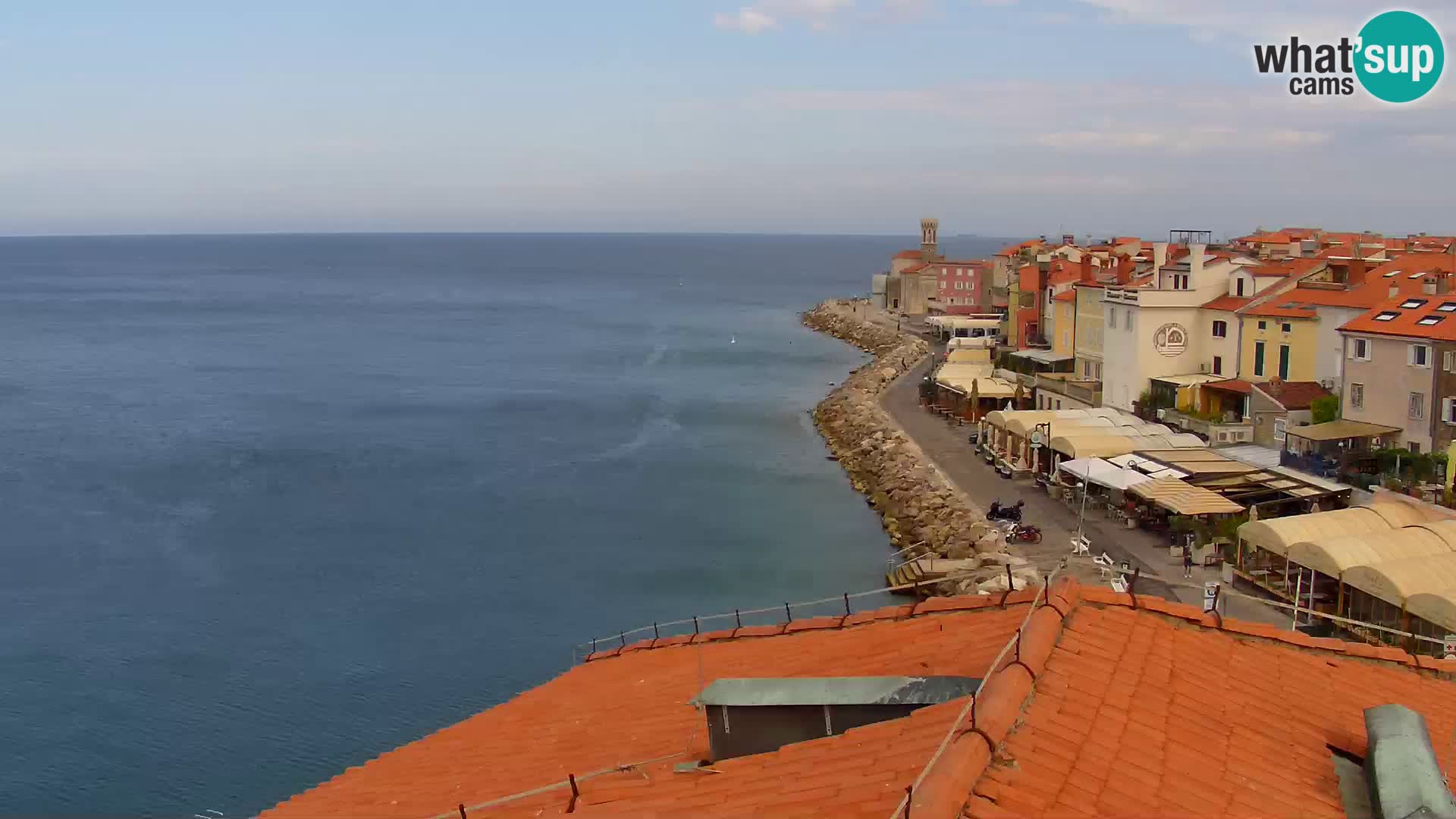 ﻿Pirano Webcam | Lungomare di Pirano | Hotel Piran