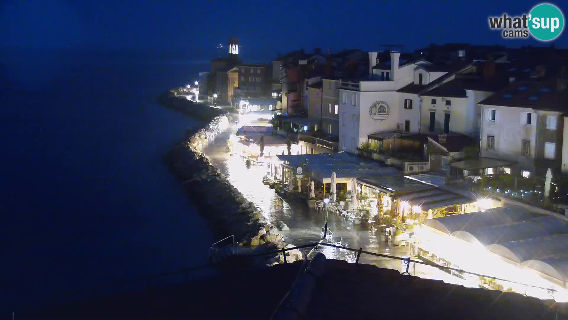Spletna kamera Piran punta | Piransko nabrežje ¨- Hotel Piran