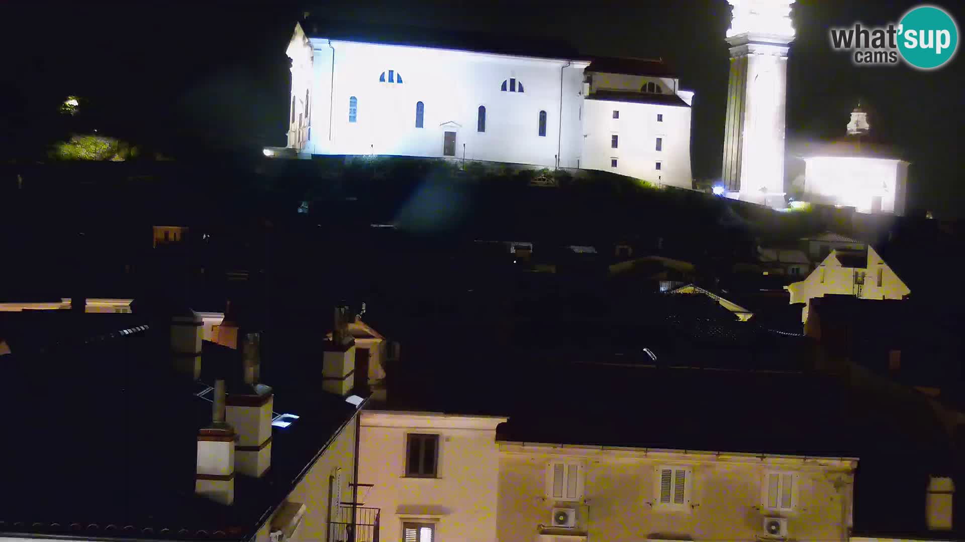 PIRAN Webcam | Strandpromenade Punta | Hotel Piran