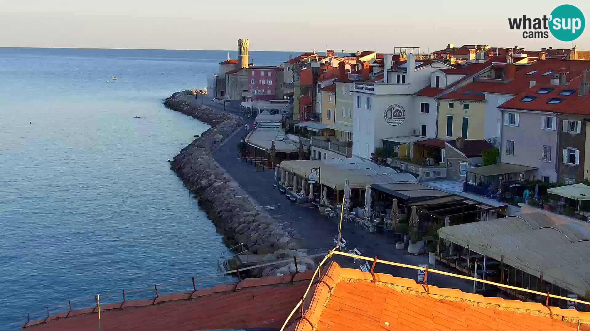 Spletna kamera Piran punta | Piransko nabrežje ¨- Hotel Piran