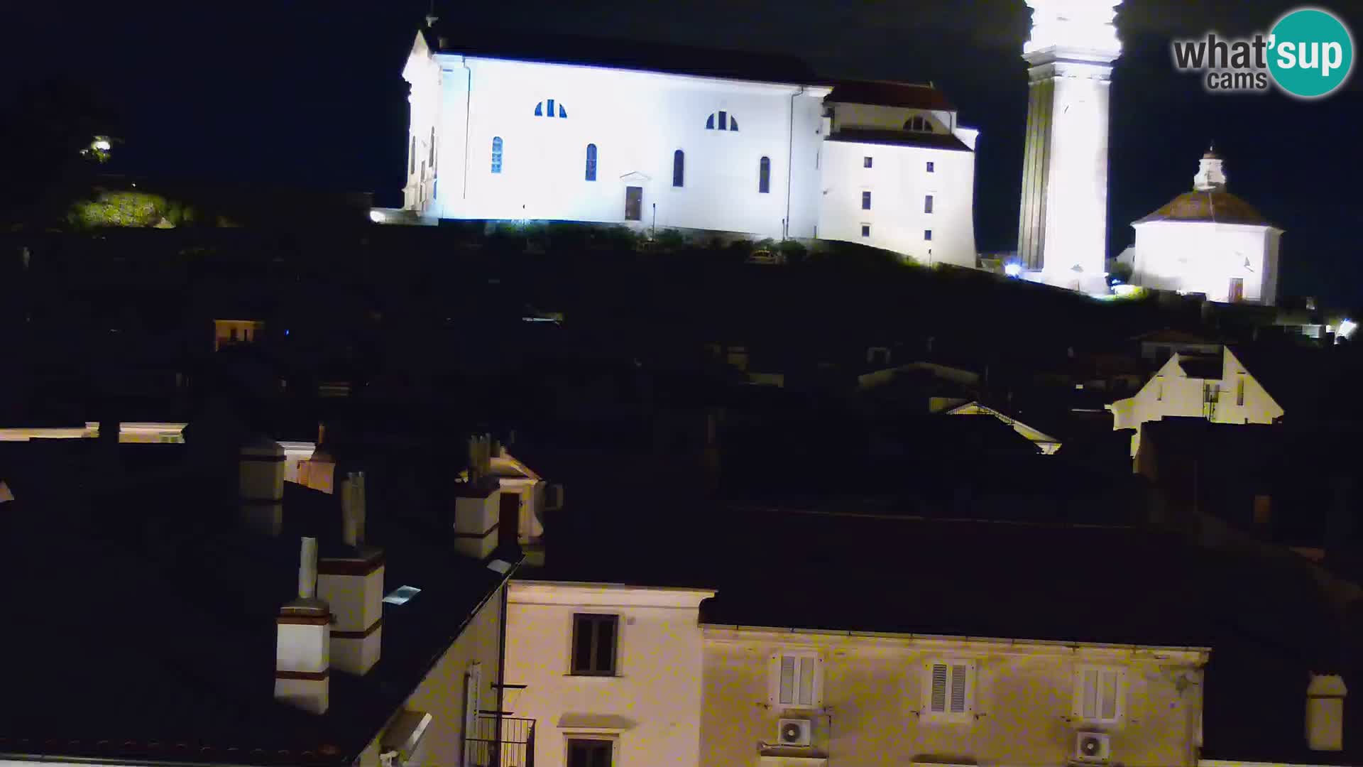 PIRAN Webcam | Strandpromenade Punta | Hotel Piran