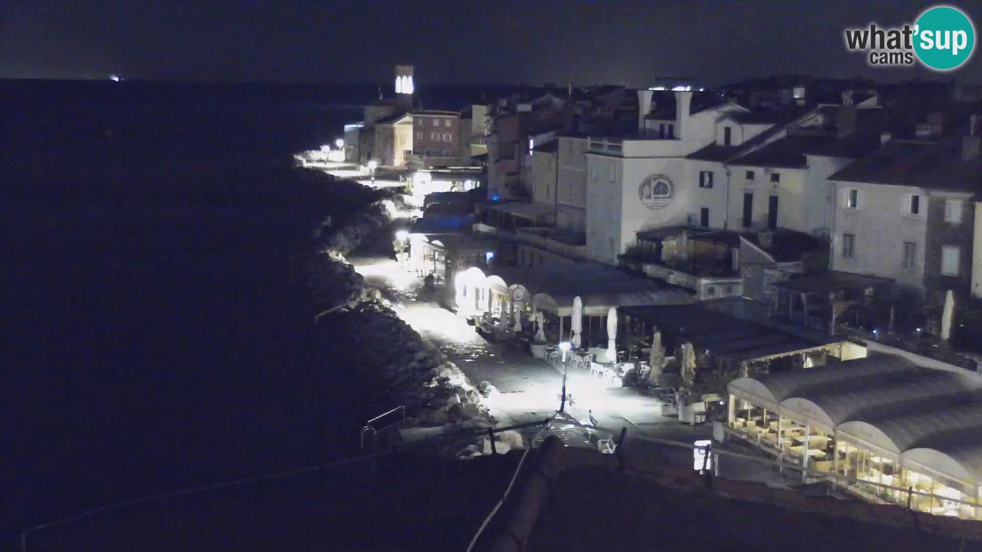 ﻿Pirano Webcam | Lungomare di Pirano | Hotel Piran