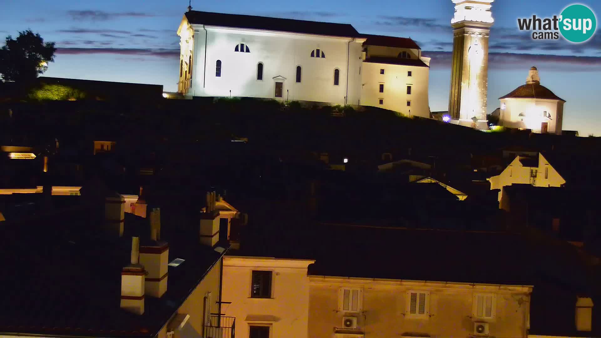 PIRAN Webcam | Strandpromenade Punta | Hotel Piran
