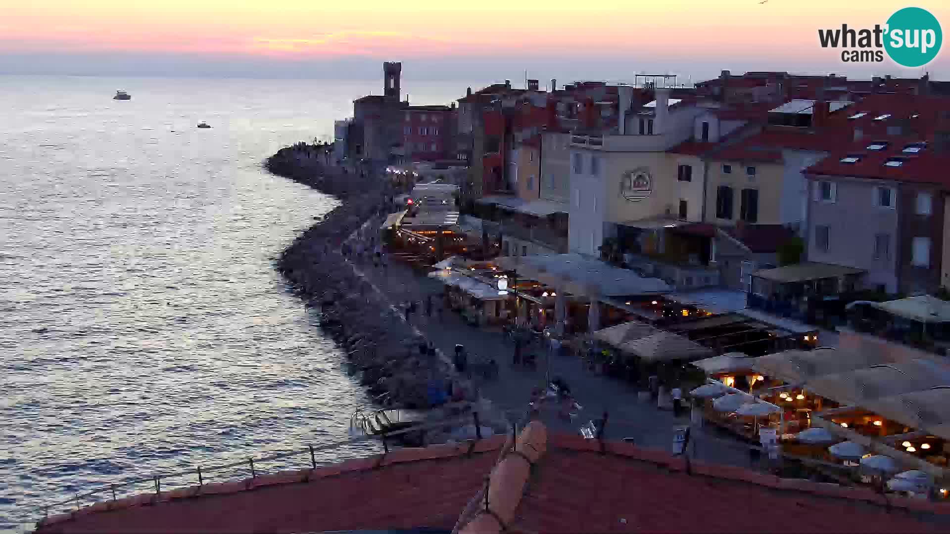 Spletna kamera Piran punta | Piransko nabrežje ¨- Hotel Piran