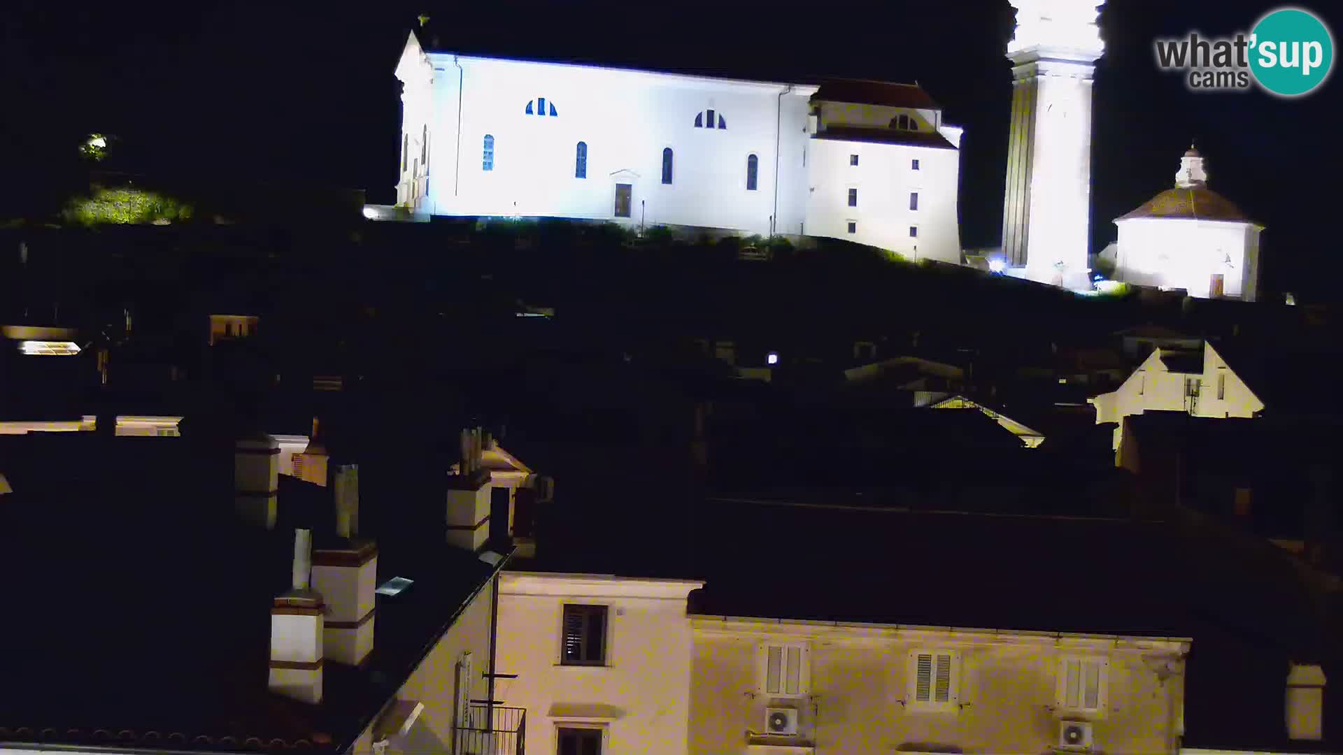 PIRAN Punta webcam | Seaside Promenade | Hotel Piran