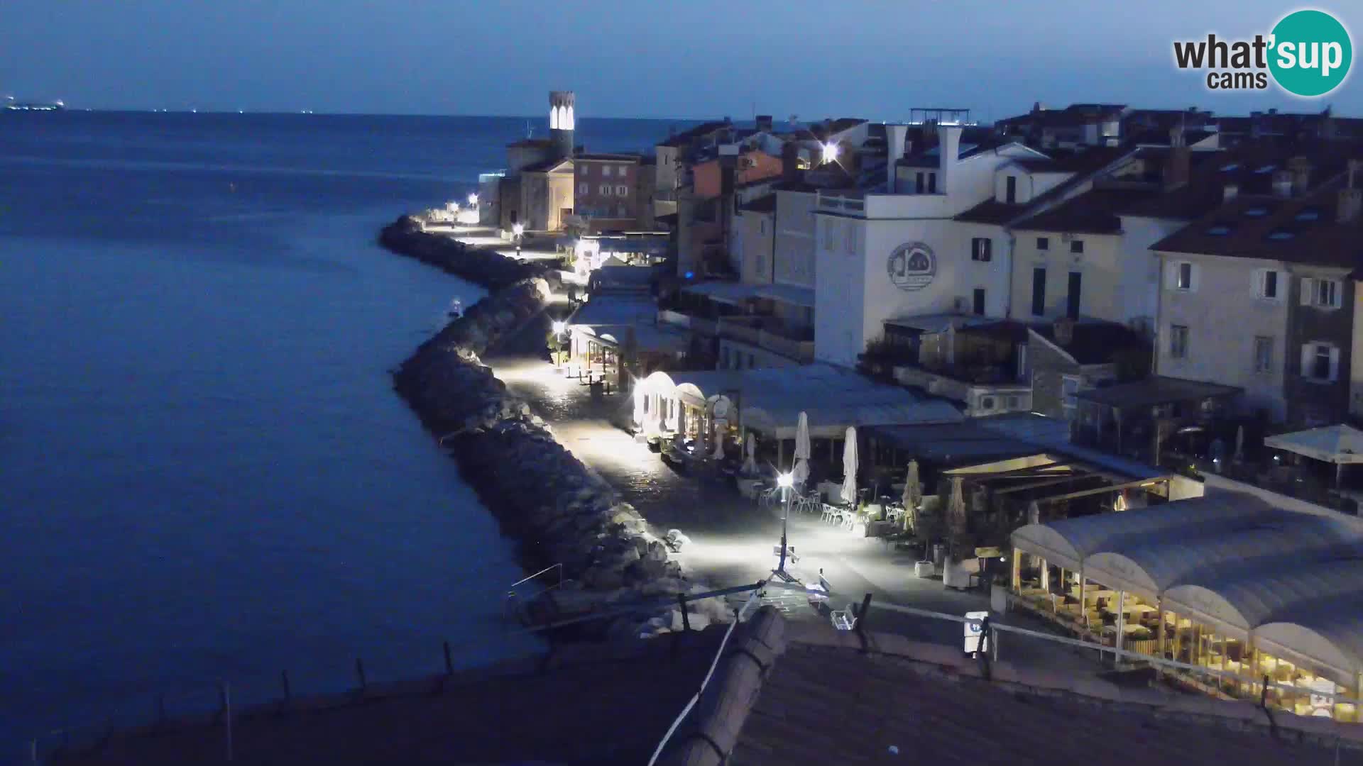 Spletna kamera Piran punta | Piransko nabrežje ¨- Hotel Piran