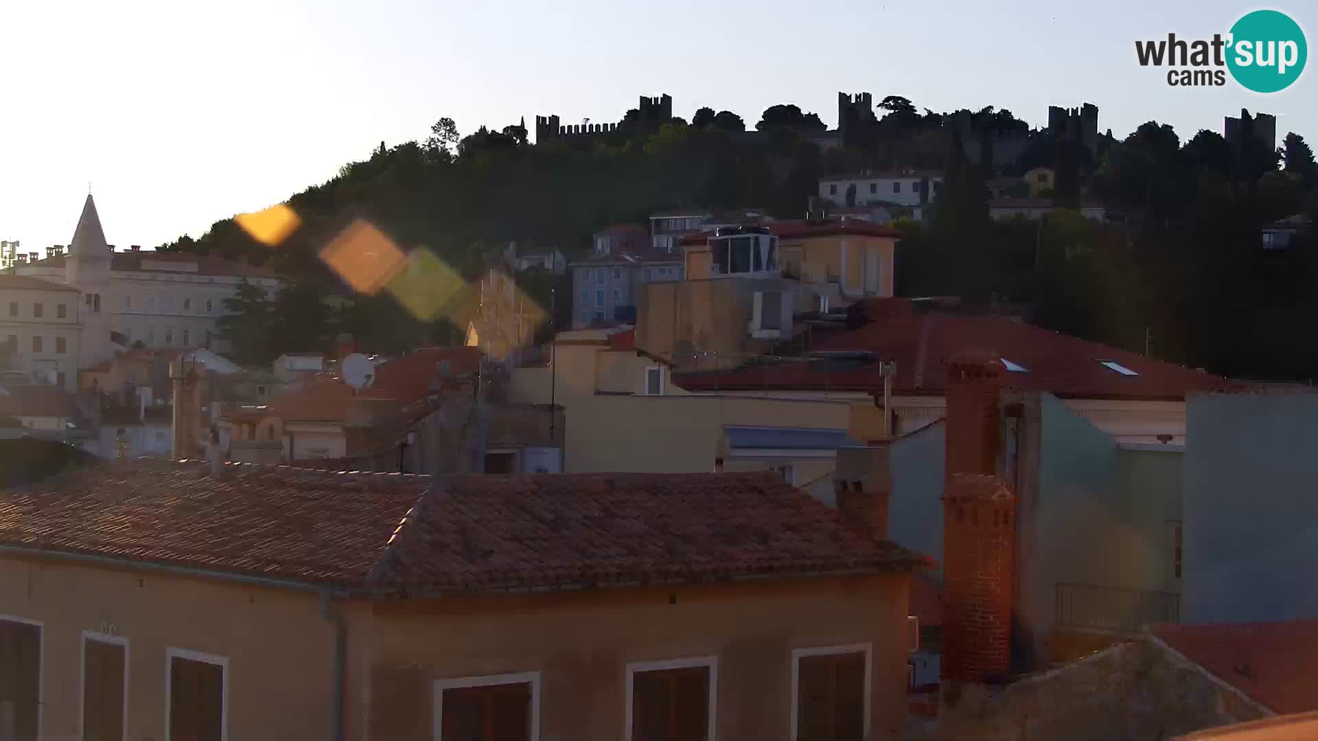 ﻿Pirano Webcam | Lungomare di Pirano | Hotel Piran