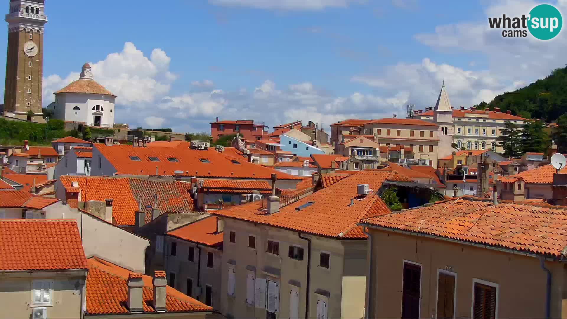 PIRAN Webcam | Strandpromenade Punta | Hotel Piran