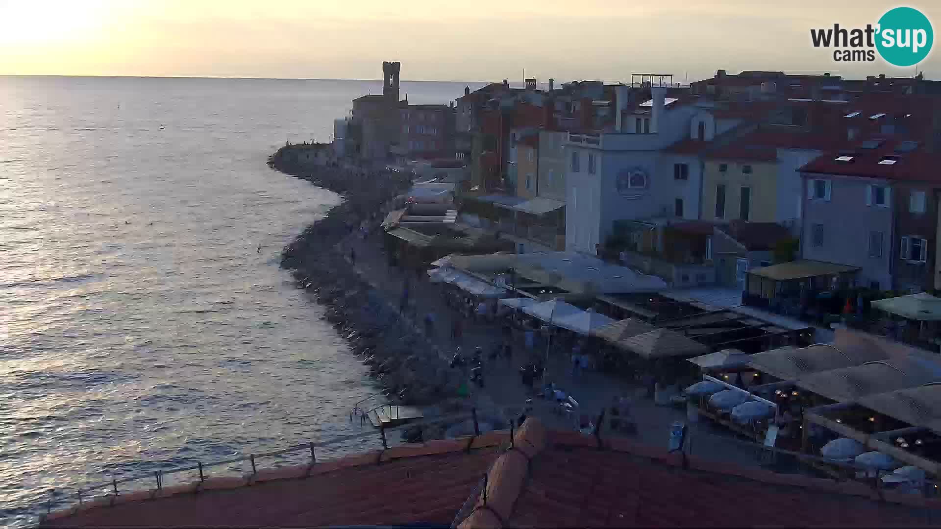 Spletna kamera Piran punta | Piransko nabrežje ¨- Hotel Piran