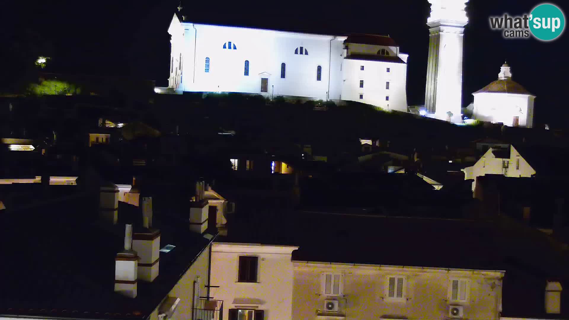 PIRAN Punta webcam | Seaside Promenade | Hotel Piran