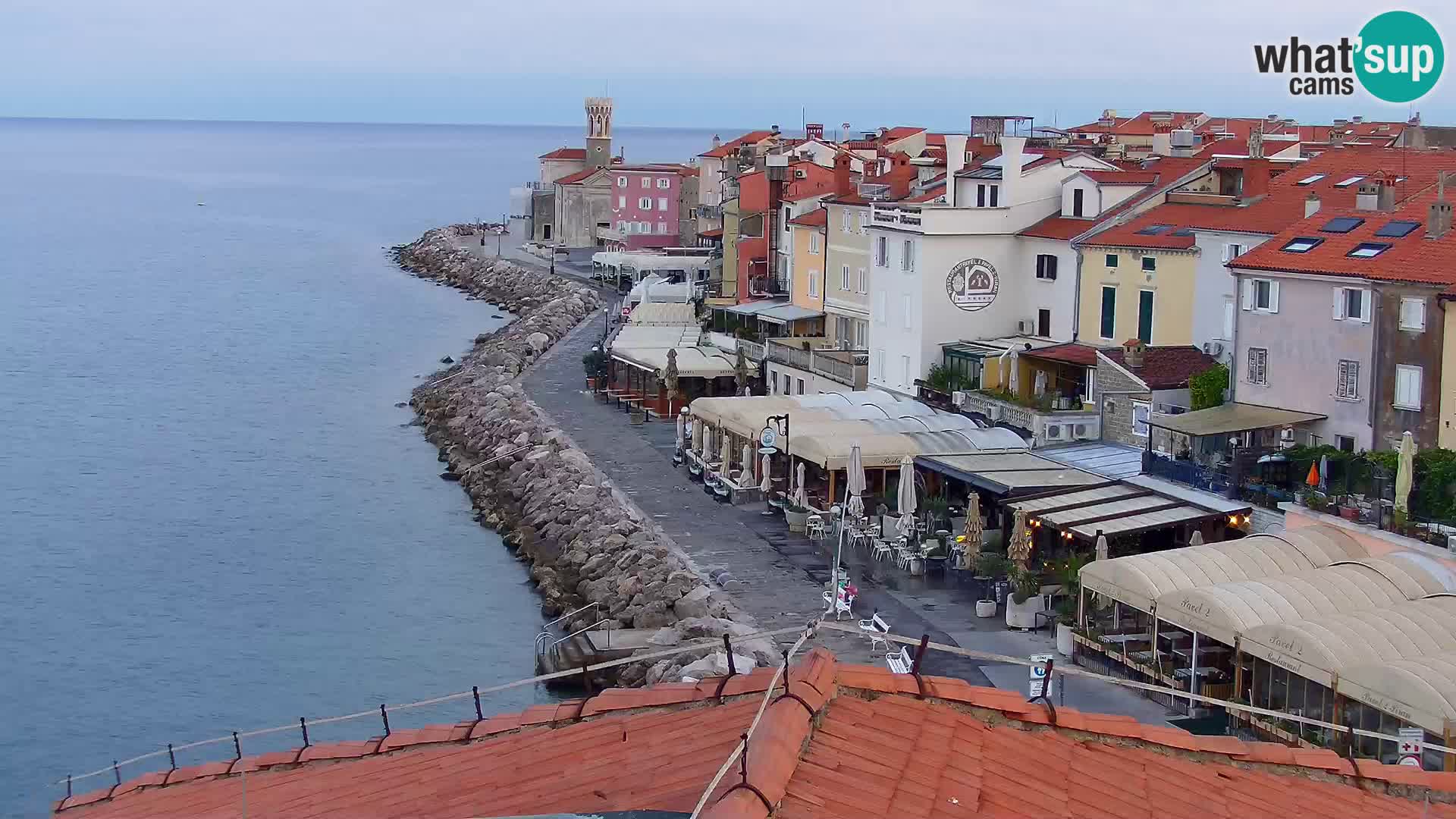 Spletna kamera Piran punta | Piransko nabrežje ¨- Hotel Piran