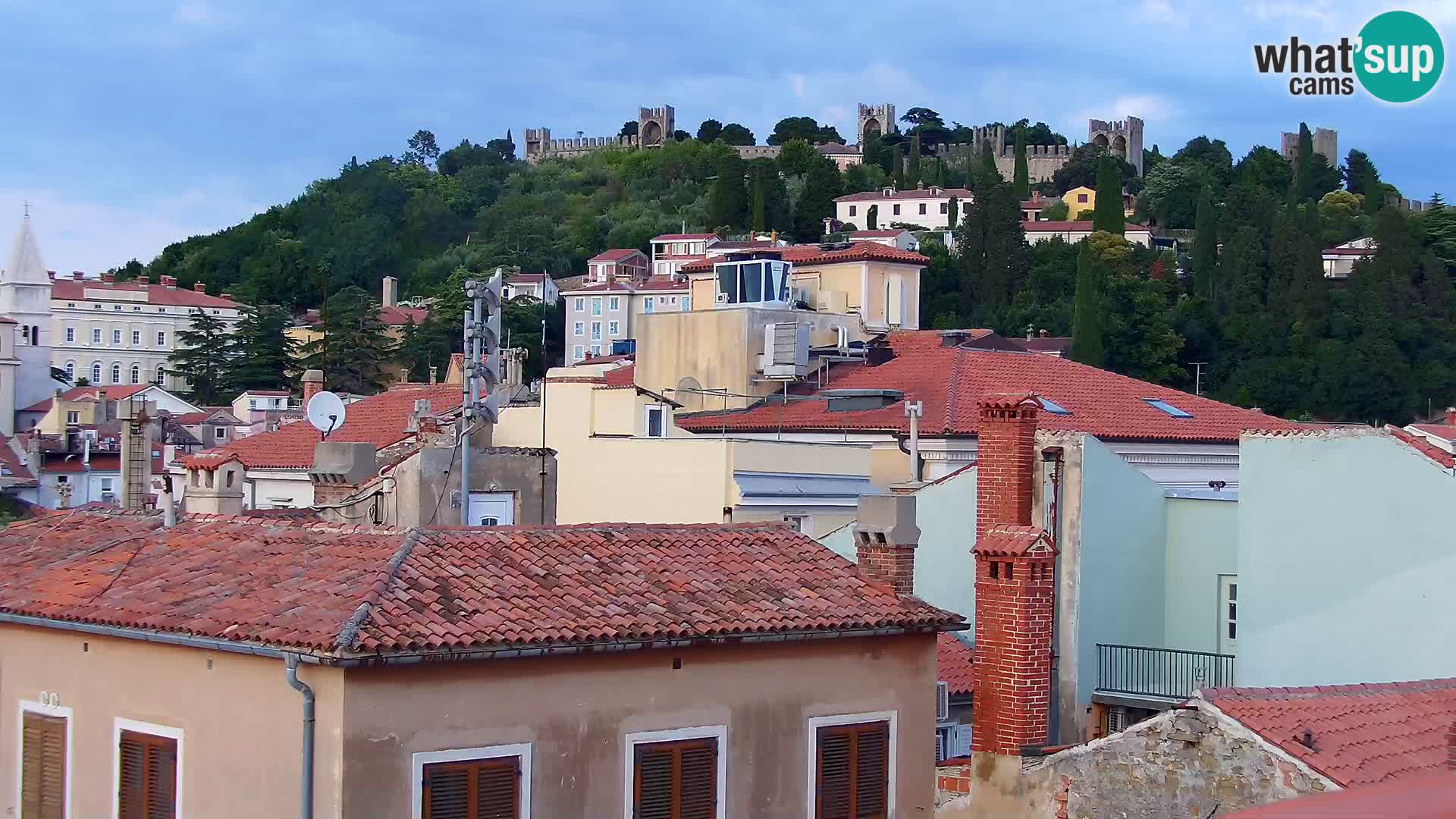 PIRAN Webcam | Strandpromenade Punta | Hotel Piran