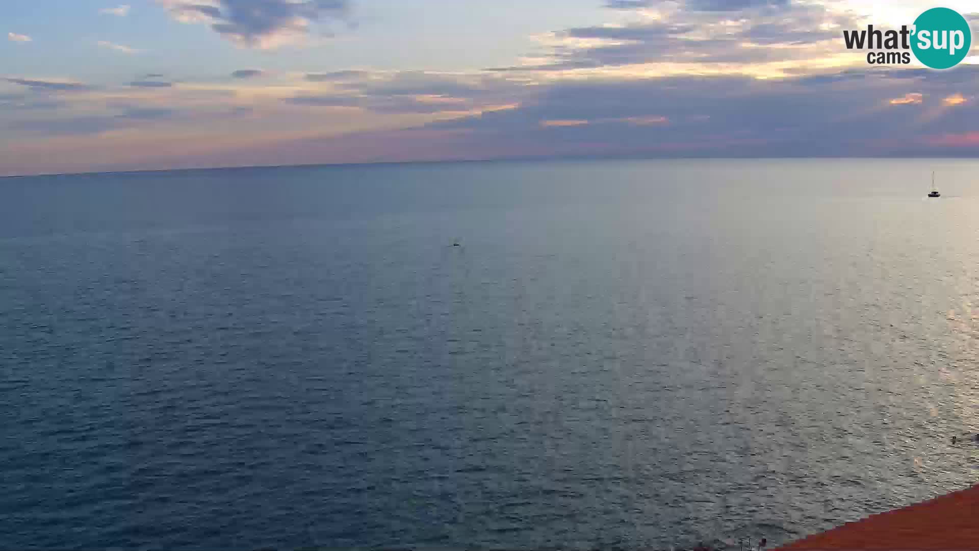 PIRAN Punta webcam | Seaside Promenade | Hotel Piran
