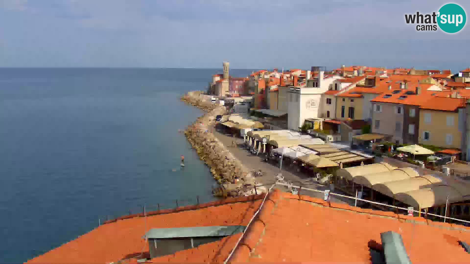Spletna kamera Piran punta | Piransko nabrežje ¨- Hotel Piran