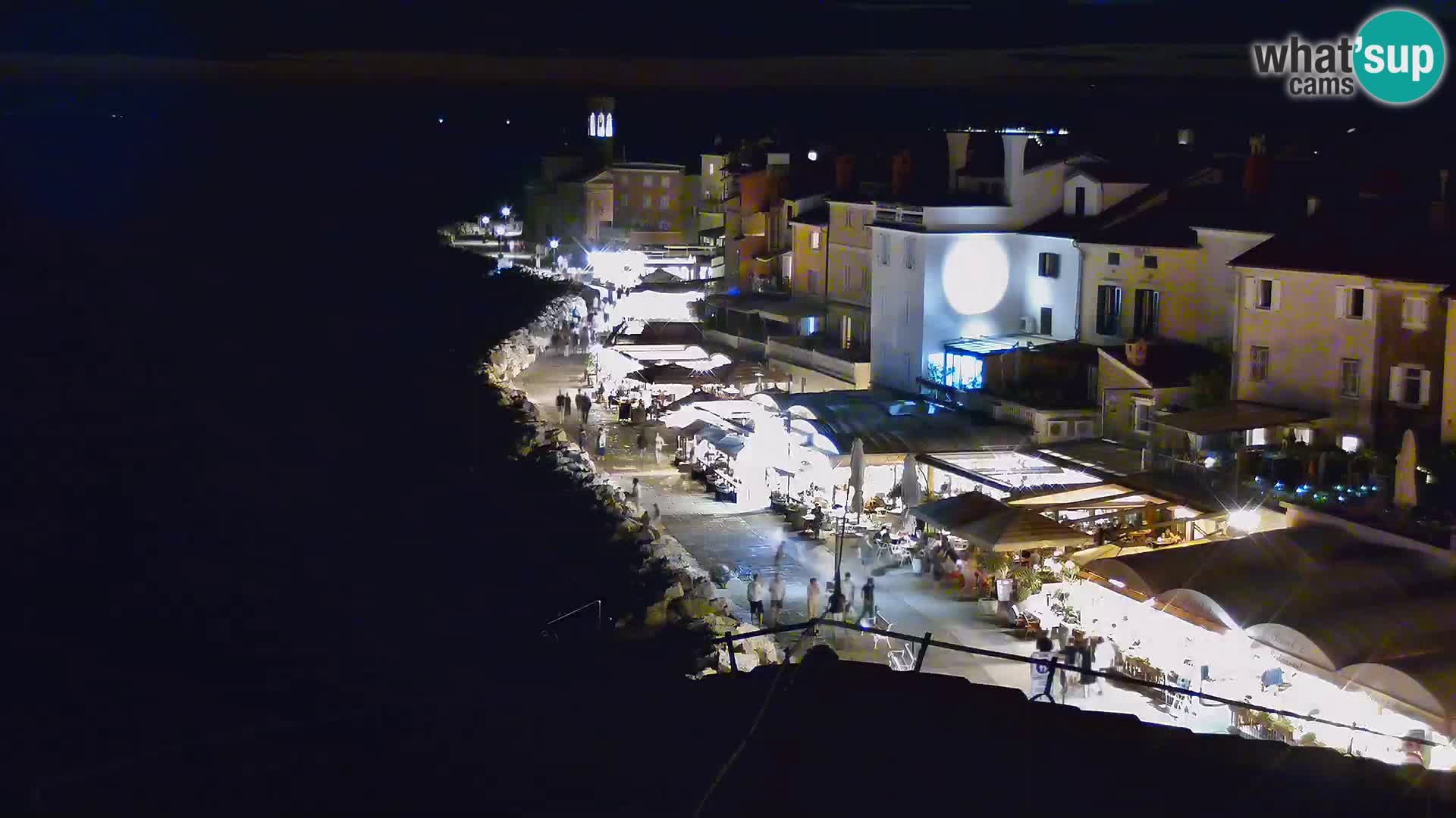 Spletna kamera Piran punta | Piransko nabrežje ¨- Hotel Piran