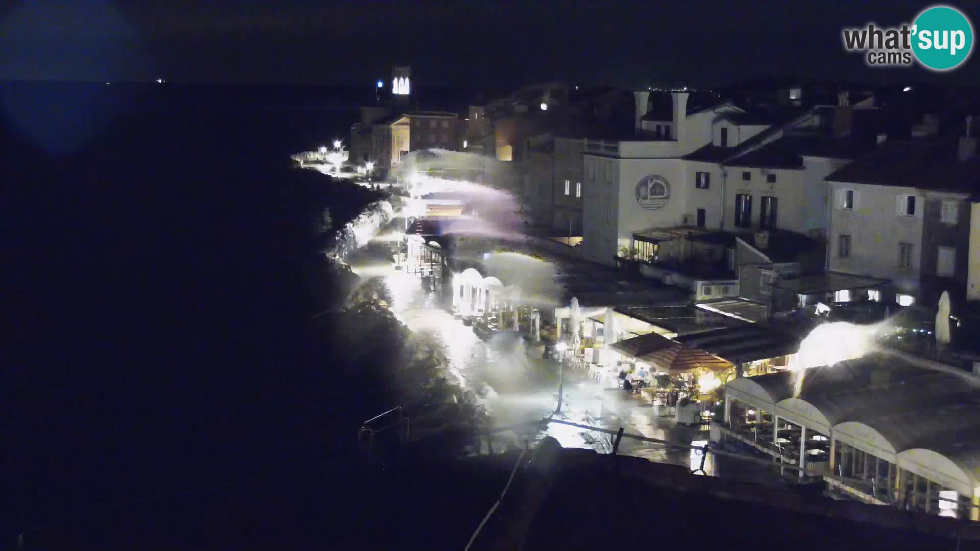 ﻿Pirano Webcam | Lungomare di Pirano | Hotel Piran