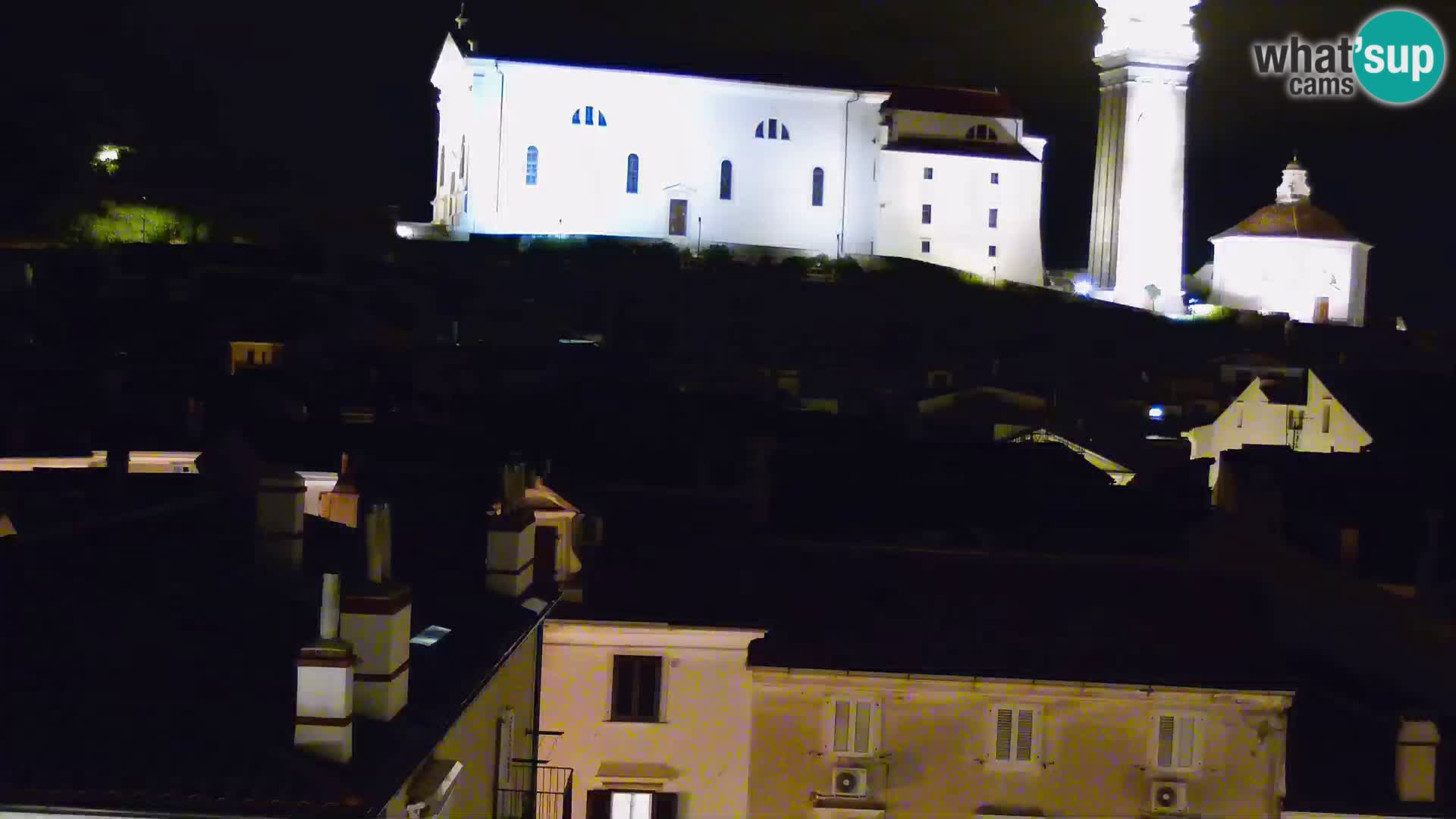 PIRAN Punta webcam | Seaside Promenade | Hotel Piran