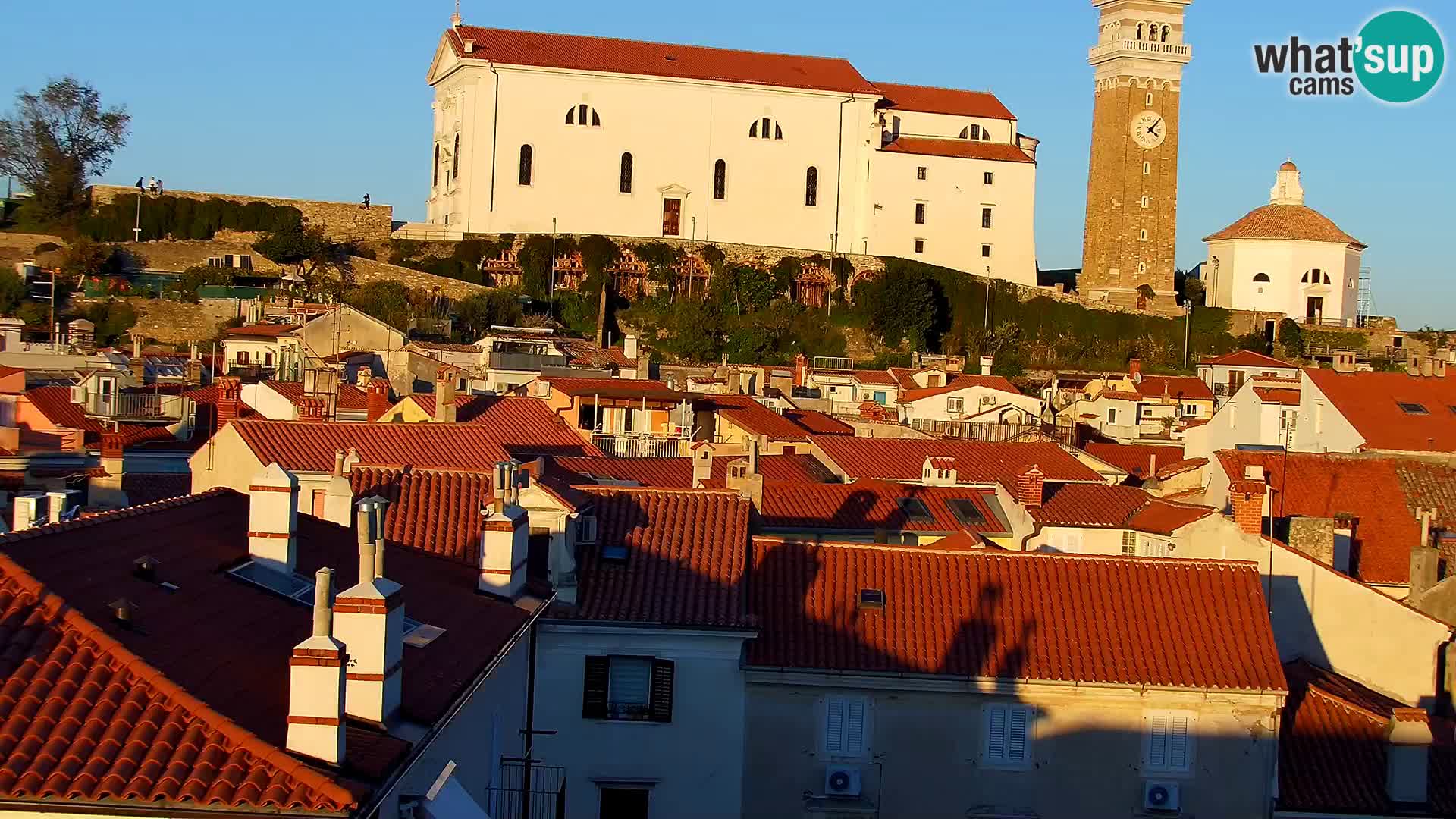 PIRAN Webcam | Strandpromenade Punta | Hotel Piran