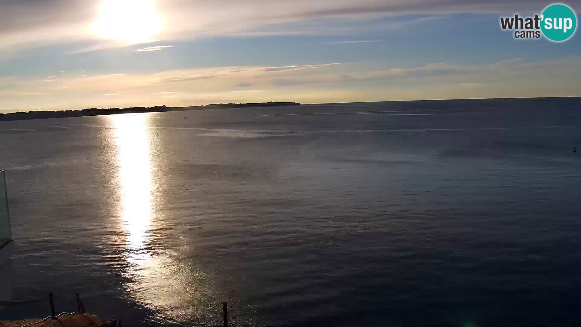 PIRAN Punta webcam | Seaside Promenade | Hotel Piran