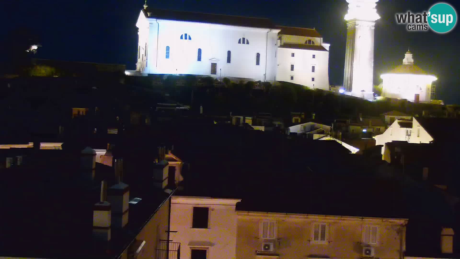 PIRAN Webcam | Strandpromenade Punta | Hotel Piran