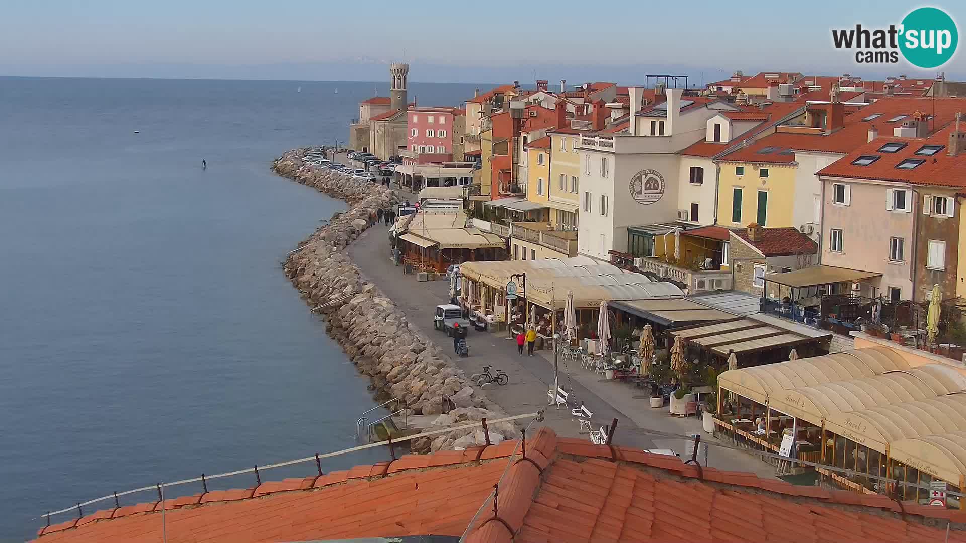 Spletna kamera Piran punta | Piransko nabrežje ¨- Hotel Piran