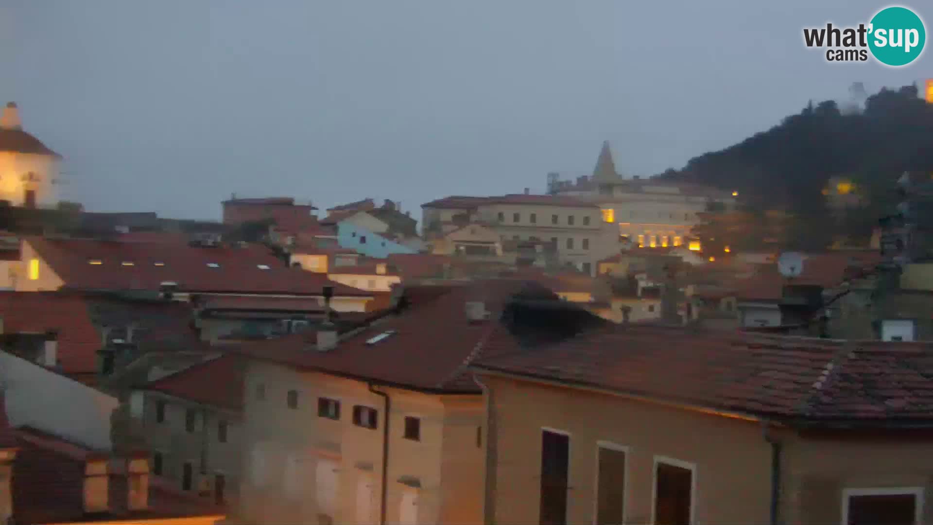 PIRAN Punta webcam | Seaside Promenade | Hotel Piran