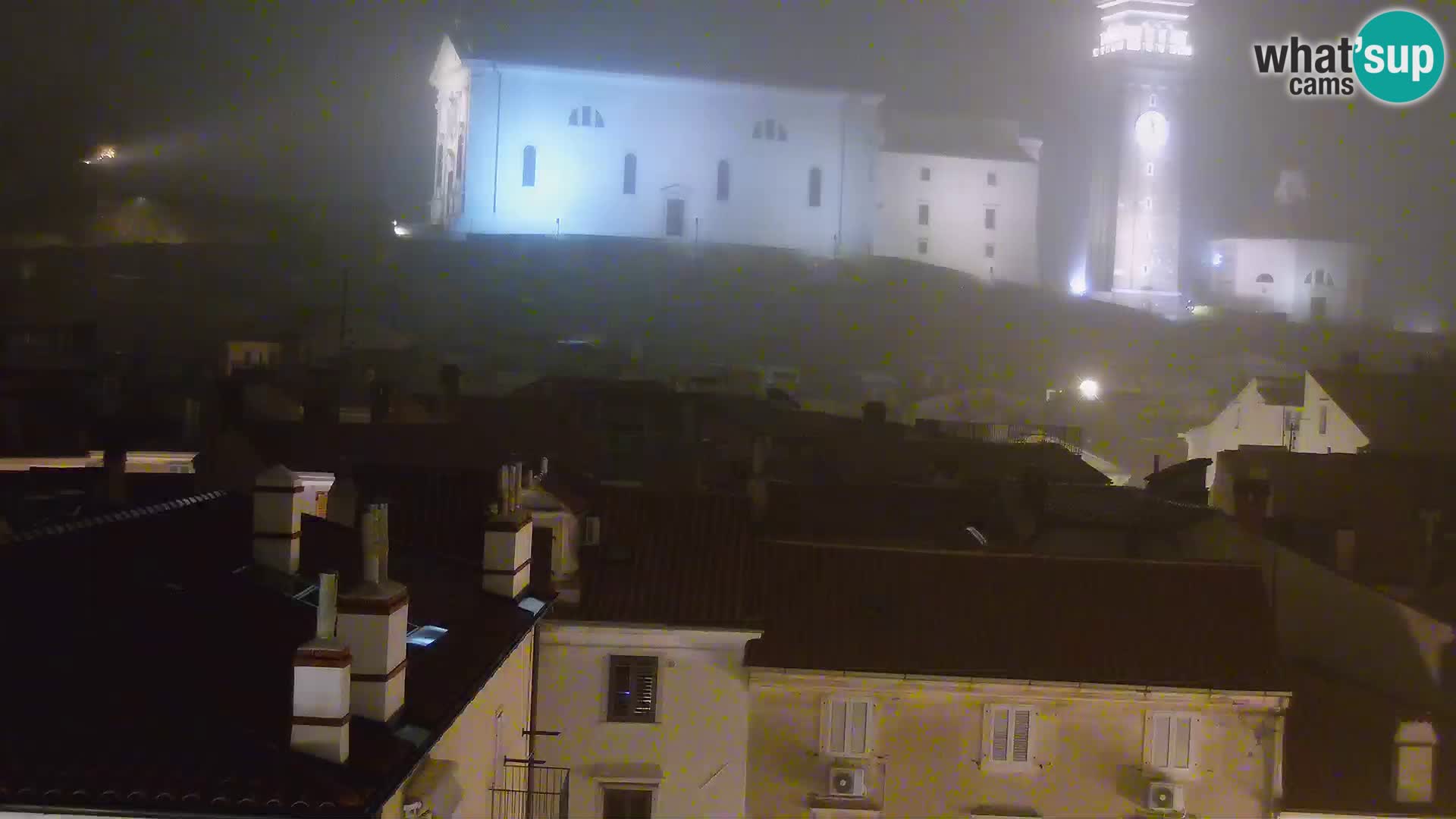 PIRAN Webcam | Strandpromenade Punta | Hotel Piran