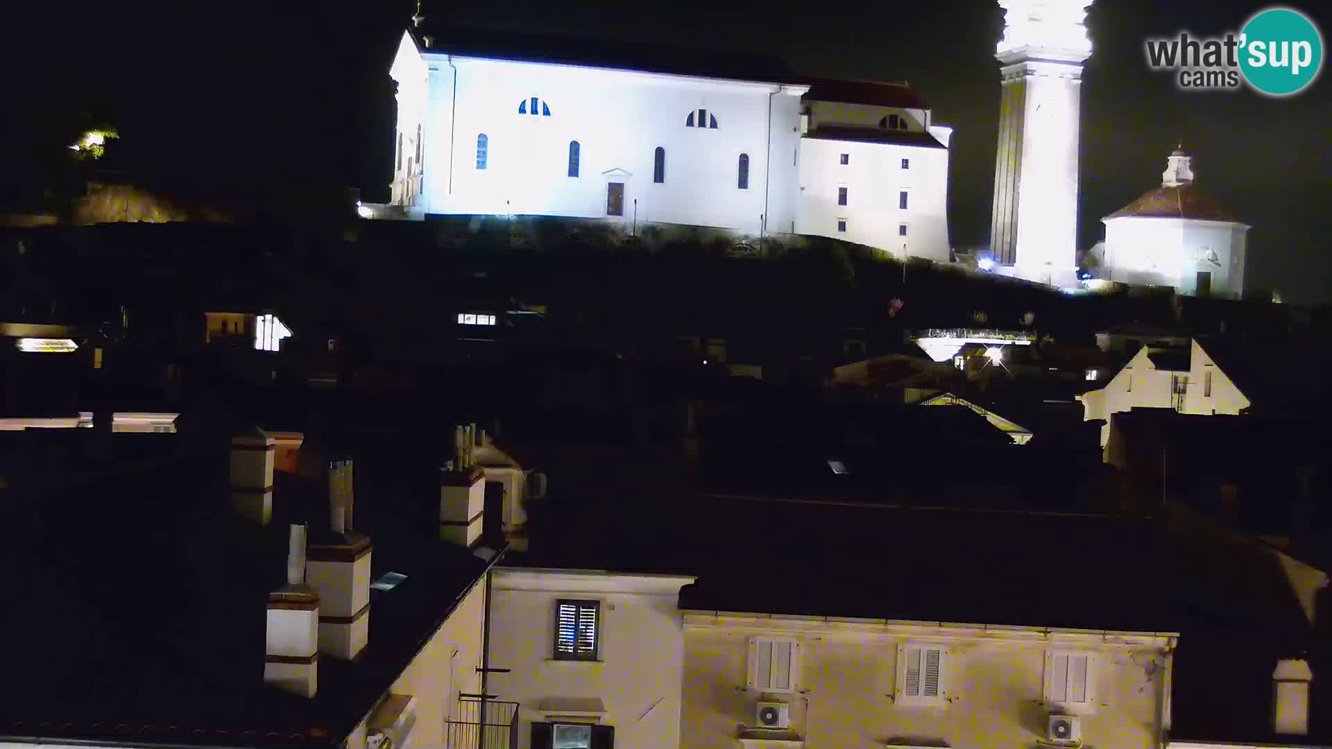 PIRAN Webcam | Strandpromenade Punta | Hotel Piran